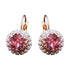 Earrings "Klaris IX (Light Rose)" with Swarovski™ crystals
